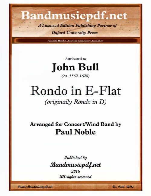 Rondo in E flat (Concert Band - Score and Parts)