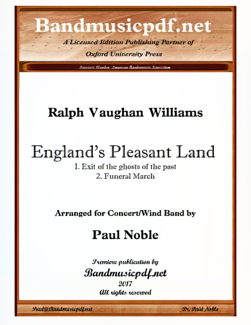 England's Pleasant Land (Concert Band - Score and Parts)