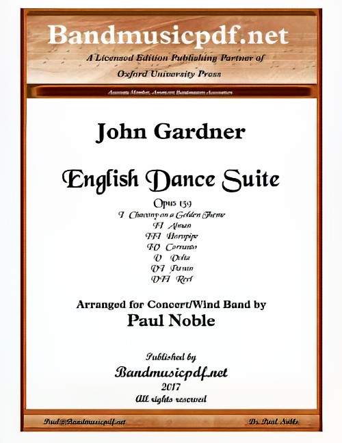 English Dance Suite (Concert Band - Score and Parts)