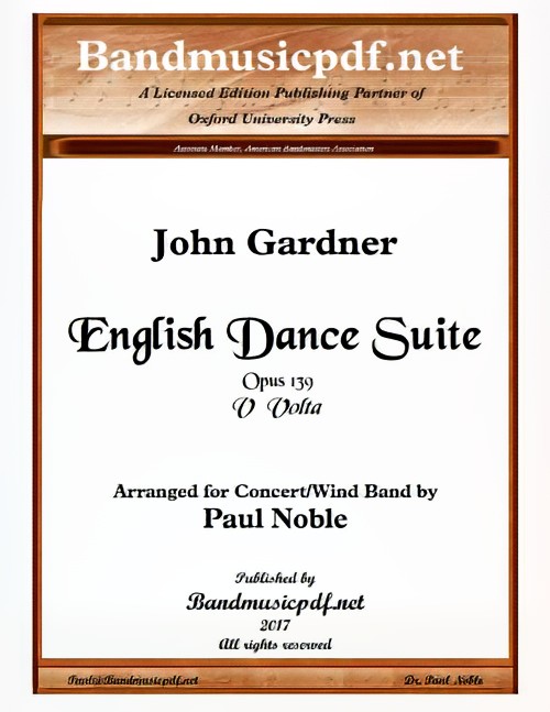 English Dance Suite - V. Volta (Concert Band - Score and Parts)