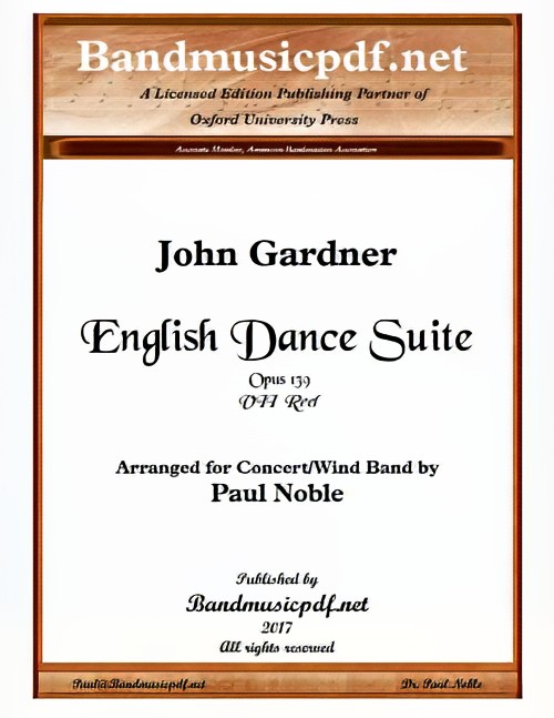 English Dance Suite - VII. Reel (Concert Band - Score and Parts)