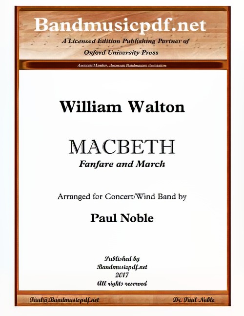 Macbeth (Fanfare and March) (Concert Band - Score and Parts)