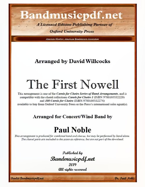 The First Nowell (Concert Band with Optional Choir - Score and Parts)