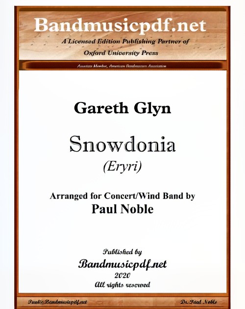 Snowdonia (Concert Band - Score and Parts)