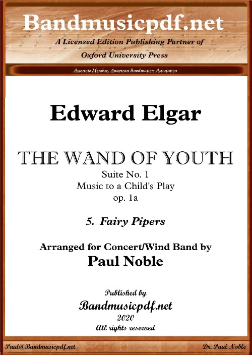 The Wand of Youth, Suite No.1 - V. Fairy Pipers (Concert Band - Score and Parts)