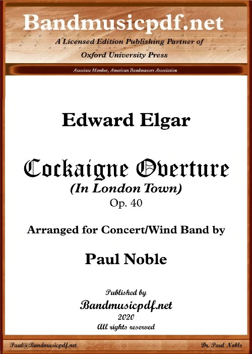 Cockaigne Overture (In London Town) (Concert Band - Score and Parts)