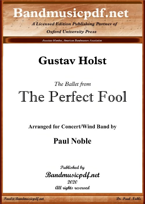 The Perfect Fool, The Ballet from (Concert Band - Score and Parts)