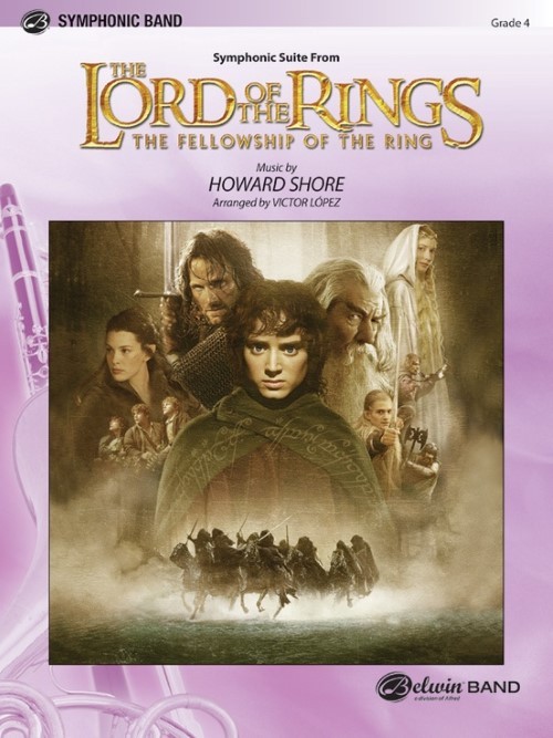 The Lord of the Rings: The Fellowship of the Ring, Symphonic Suite from (Concert Band - Score and Parts)