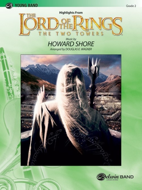 The Lord of the Rings: The Two Towers, Highlights from (Concert Band - Score and Parts)