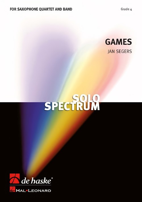 Games (Saxophone Quartet with Concert Band - Score and Parts)