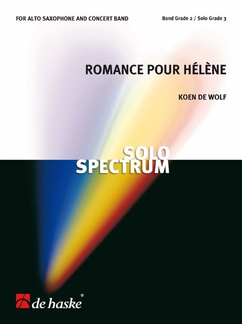 Romance pour Helene (Alto Saxophone Solo with Concert Band - Score and Parts)