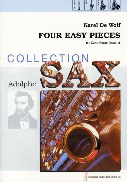 Four Easy Pieces (Saxophone Quartet - Score and Parts)