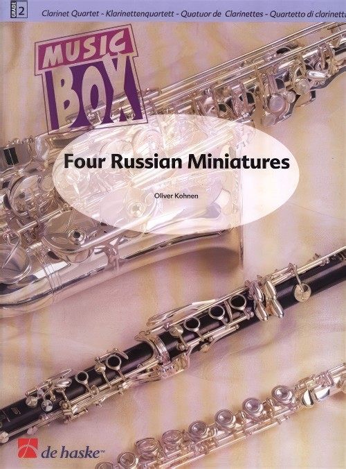 Four Russian Miniatures (Clarinet Quartet - Score and Parts)