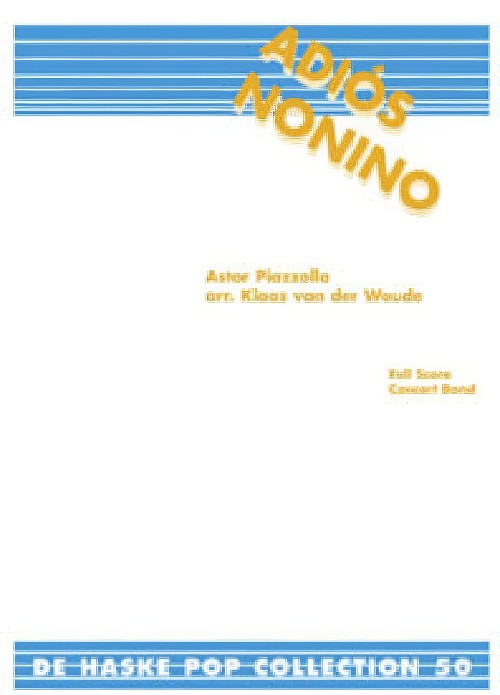 Adios Nonino (Concert Band - Score and Parts)