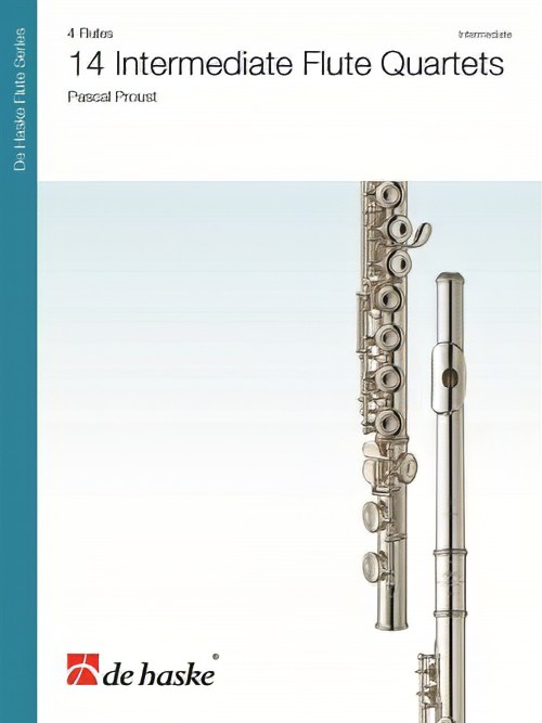 14 Intermediate Flute Quartets (Flute Quartet - Score and Parts)