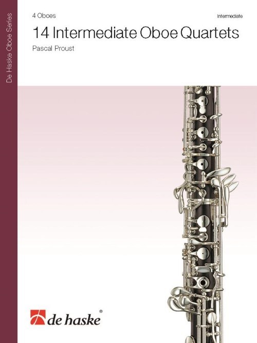 14 Intermediate Oboe Quartets (Oboe Quartet - Score and Parts)