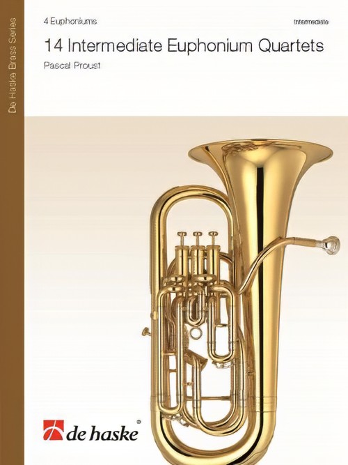 14 Intermediate Euphonium Quartets (Euphonium Quartet - Score and Parts)