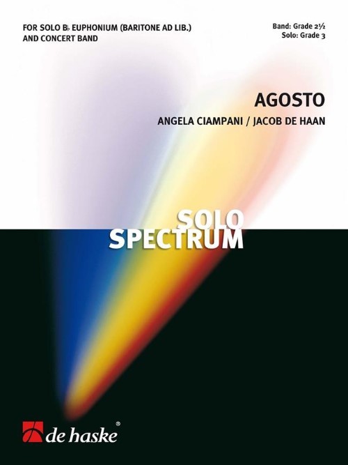 Agosto (Euphonium Solo with Concert Band - Score and Parts)