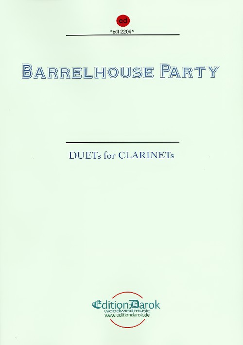 Barrelhouse Party (Clarinet Duet - Playing Score)