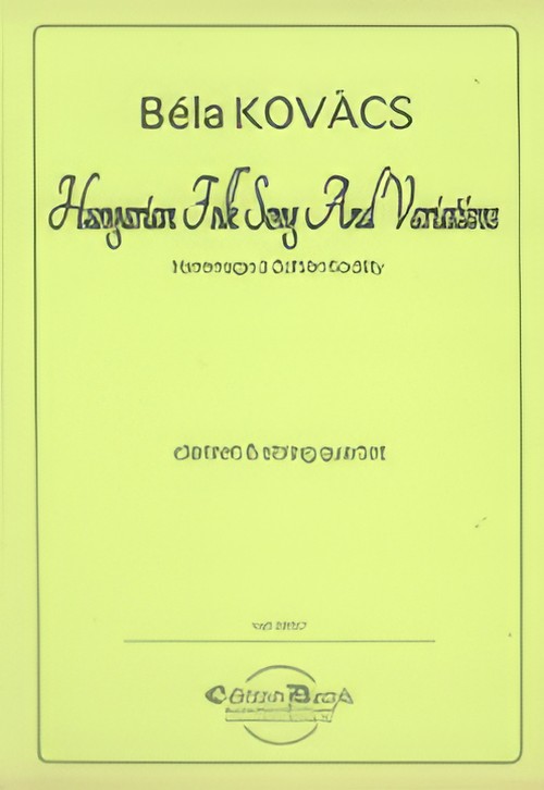 HUNGARIAN FOLK SONG AND VARIATIONS (Clarinet & String Quartet)