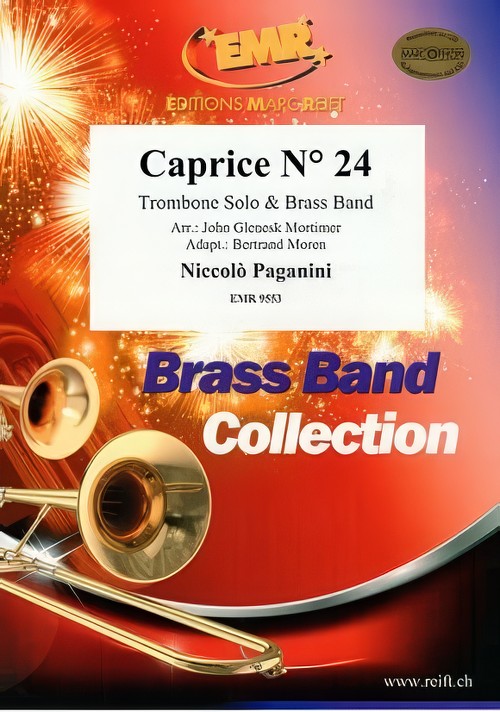 Caprice No.24 (Trombone with Brass Band - Score and Parts)