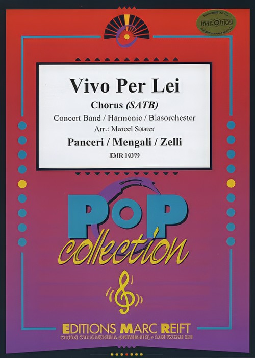 VIVO PER LEI (SATB Chorus with Intermediate Concert Band)