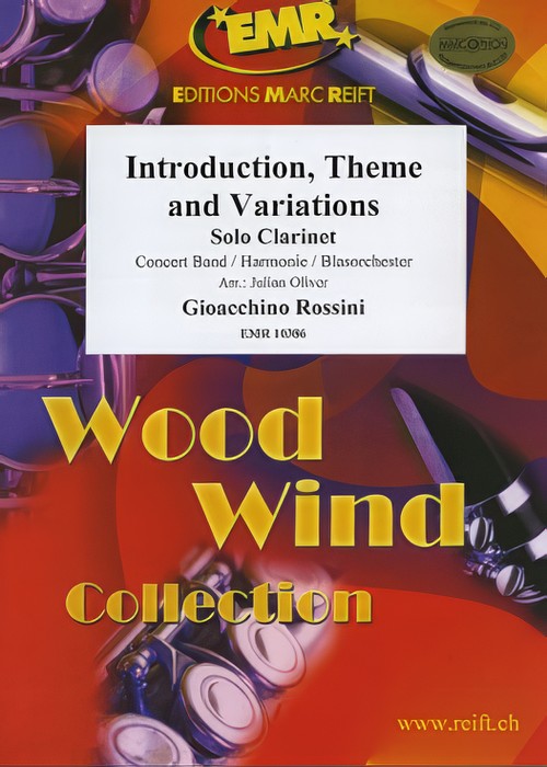 INTRODUCTION, THEME AND VARIATIONS (Clarinet Solo with Advanced Concert Band)