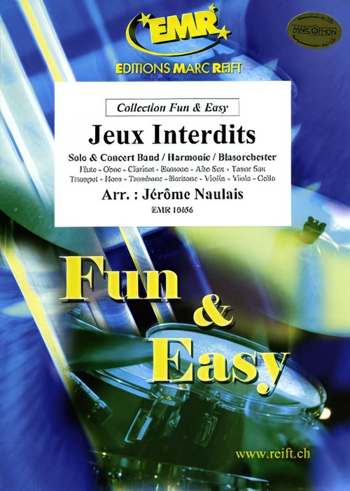 JEUX INTERDITS (Flexible Solo with Easy Concert Band)