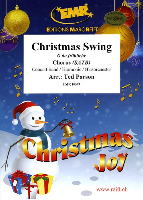 CHRISTMAS SWING O Du Frohliche (SATB Chorus with Intermediate Concert Band)