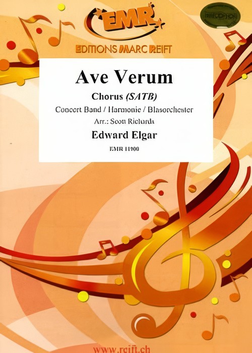 Ave Verum (SATB Chorus with Concert Band - Score and Parts)