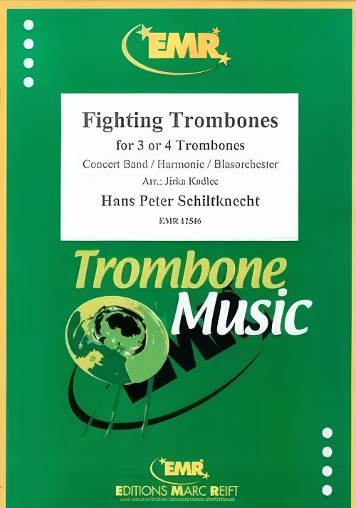 Fighting Trombones (Trombone Feature with Concert Band - Score and Parts)