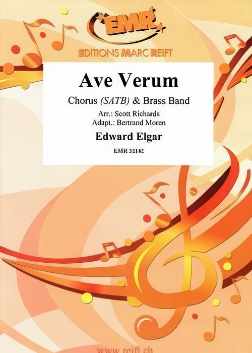 Ave Verum (SATB Chorus with Brass Band - Score and Parts)