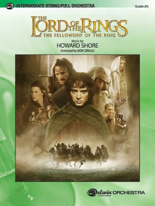 The Lord of the Rings: The Fellowship of the Ring (Full or String Orchestra - Score and Parts)