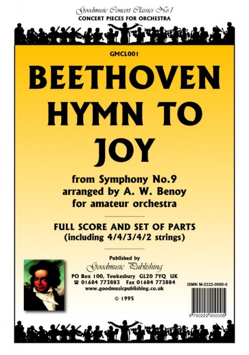 Hymn to Joy (Full or String Orchestra - Score and Parts)