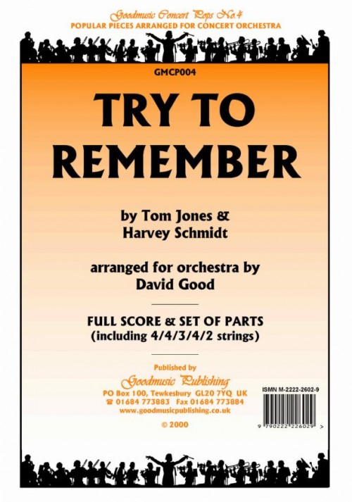 Try to Remember (Full Orchestra - Score and Parts)