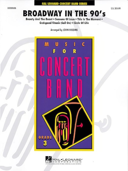 Broadway in the 90's (Concert Band - Score and Parts)