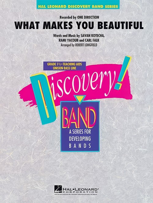 What Makes You Beautiful (Concert Band - Score and Parts)