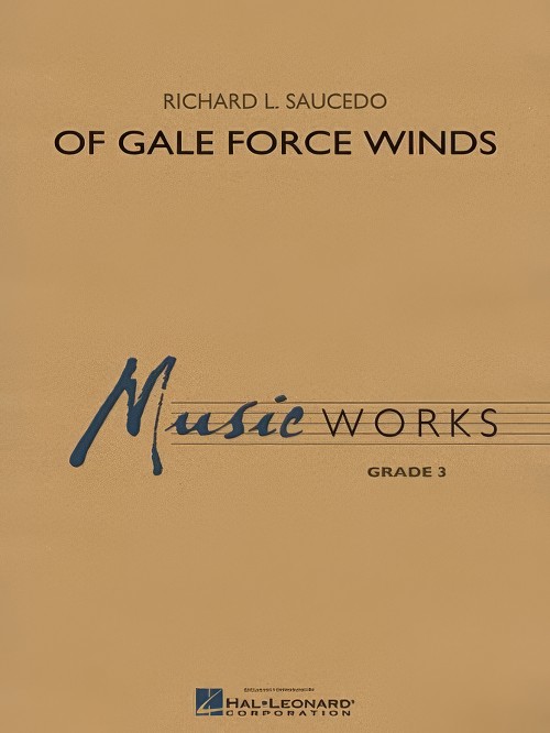 Of Gale Force Winds (Concert Band - Score and Parts)