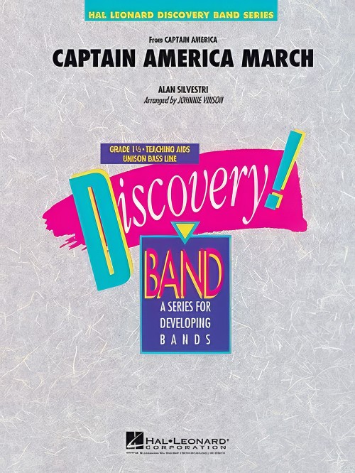 Captain America March (Concert Band - Score and Parts)