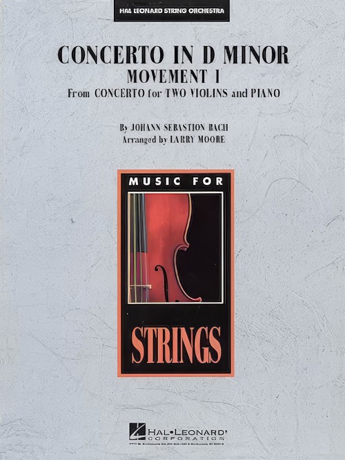 Concerto in D minor (Movement 1 from Concerto for 2 Violins and Piano) (String Orchestra - Score and Parts)