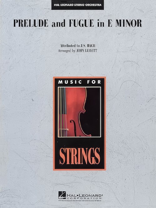 Prelude and Fugue in E minor (String Orchestra - Score and Parts)