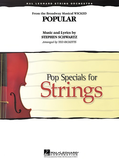 Popular (from Wicked) (String Orchestra - Score and Parts)