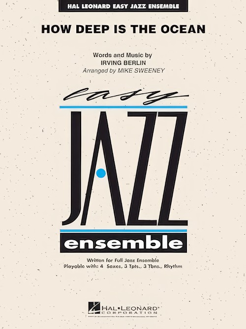 How Deep is the Ocean (Jazz Ensemble - Score and Parts)