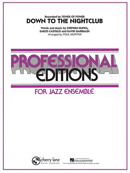 Down to the Nightclub (Jazz Ensemble - Score and Parts)