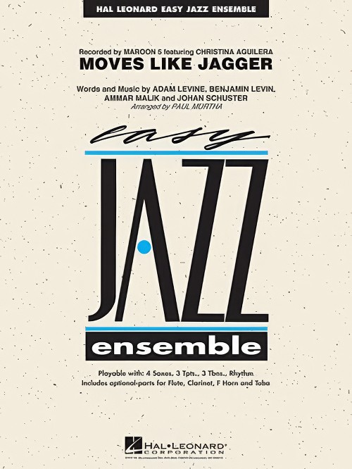 Moves Like Jagger (Jazz Ensemble - Score and Parts)