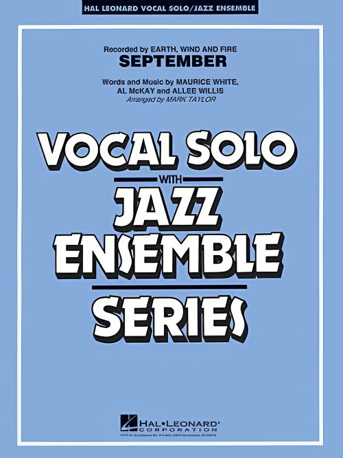 September (Vocal Solo with Jazz Ensemble - Score and Parts)