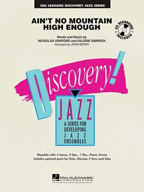 Ain't No Mountain High Enough (Jazz Ensemble - Score and Parts)