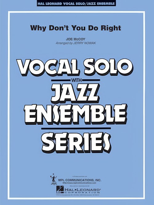 Why Don't You Do Right (Vocal Solo with Jazz Ensemble - Score and Parts)