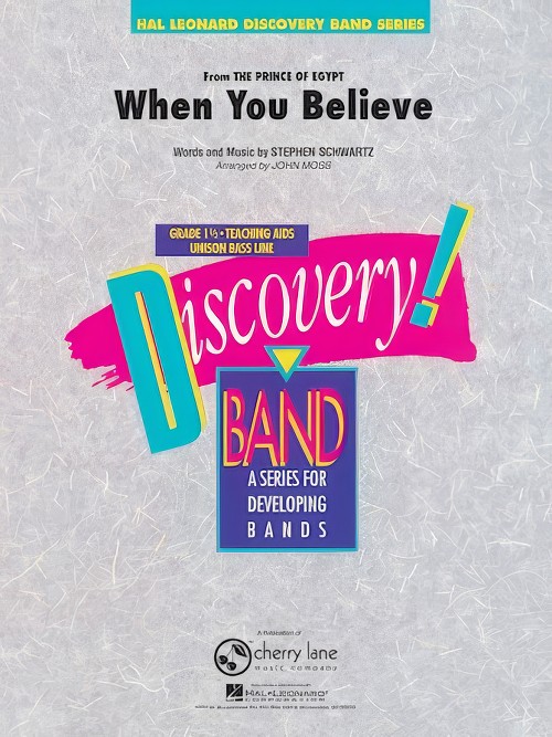 When You Believe (Concert Band - Score and Parts)