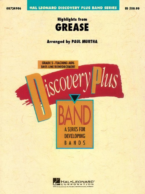 Grease, Highlights from (Concert Band - Score and Parts)